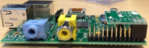 This is a Raspberry Pi with a hardware clock